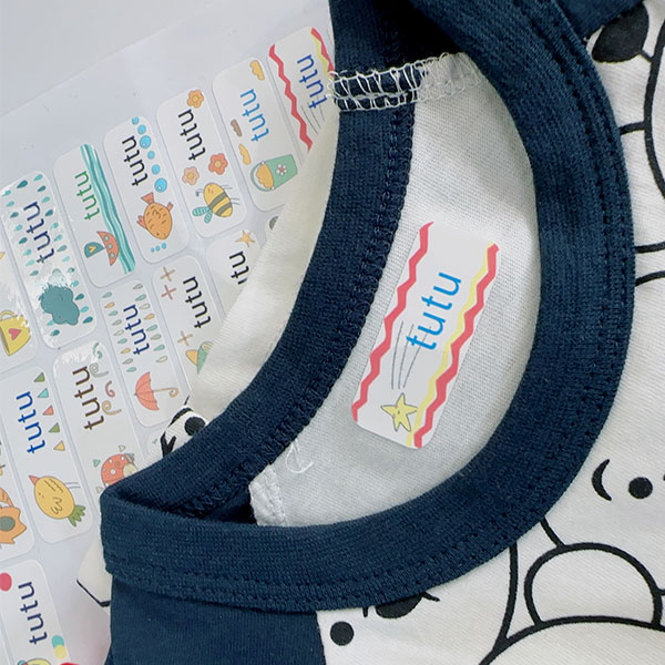 Blanke navne klistermærker